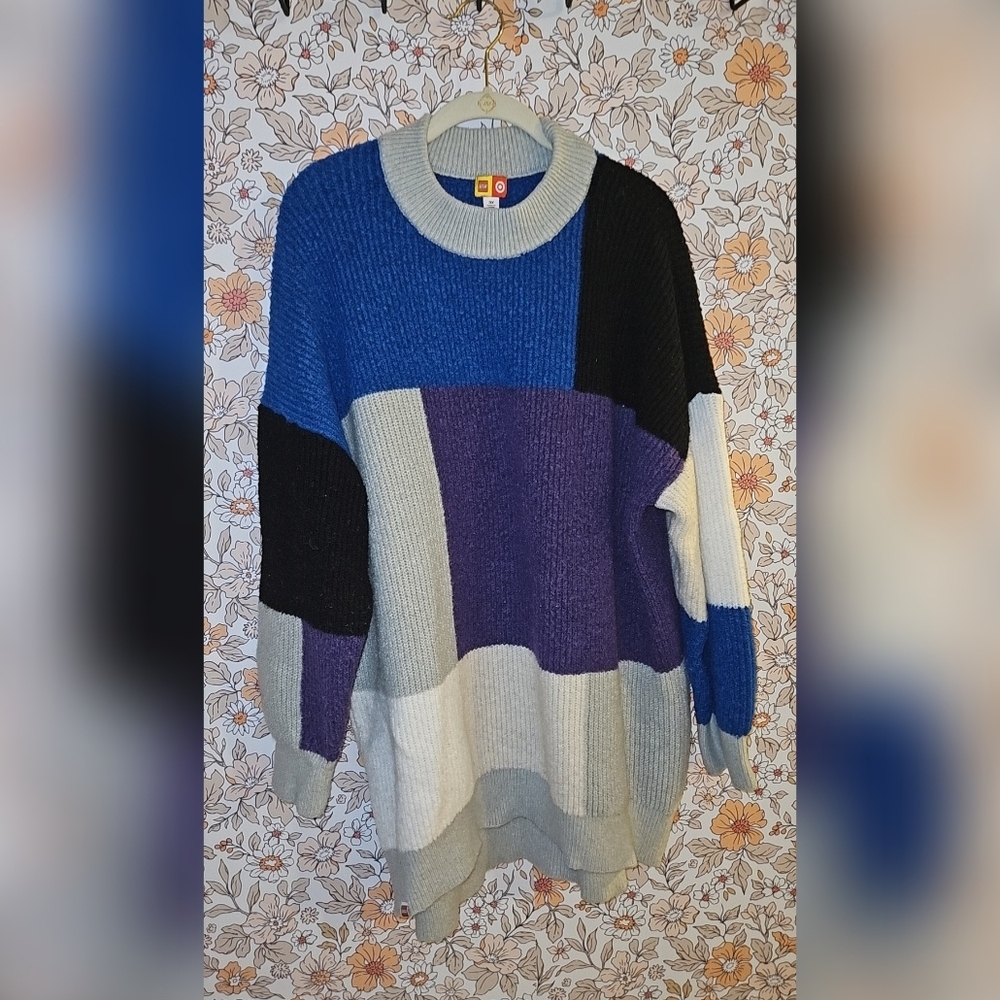 Lego x Target colorblock sweater